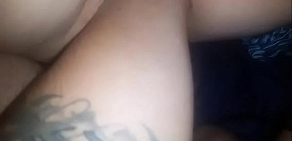  Getting my wife spun out to stretch and  fist her ass until she squirts all over her gapping whole